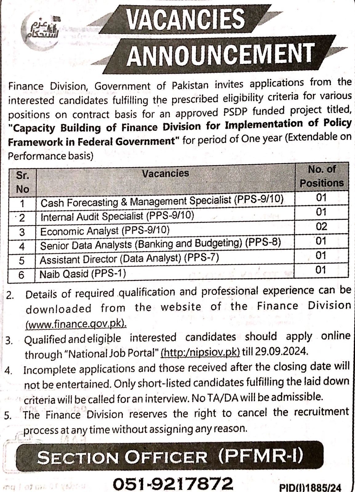 Internal Audit Specialist 